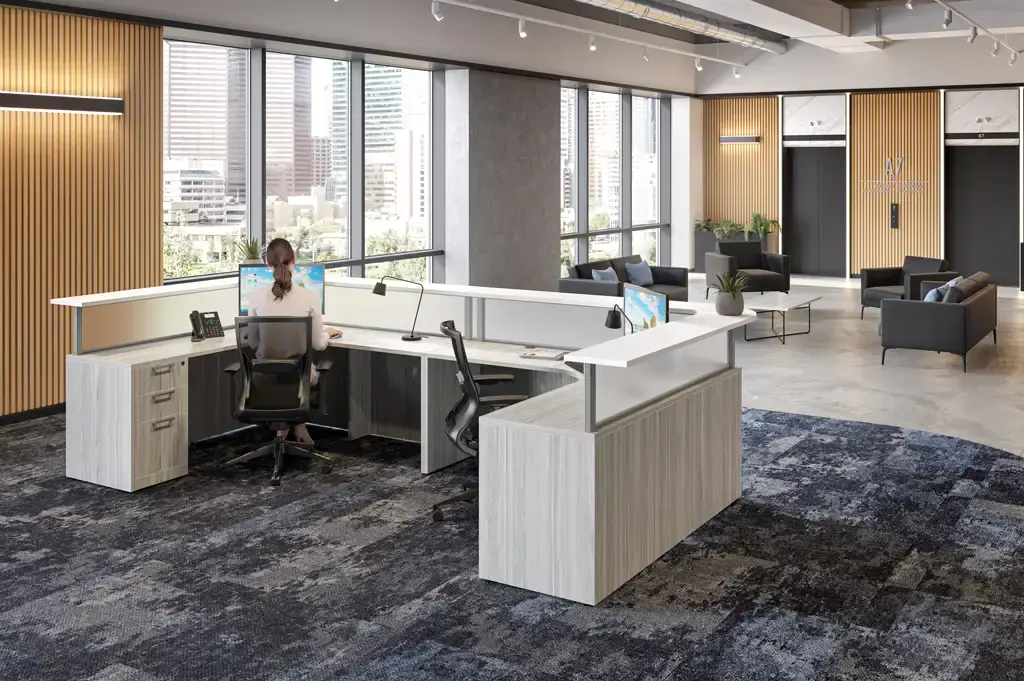 Shop our broad selection of reception furniture. Designed to fit any space.