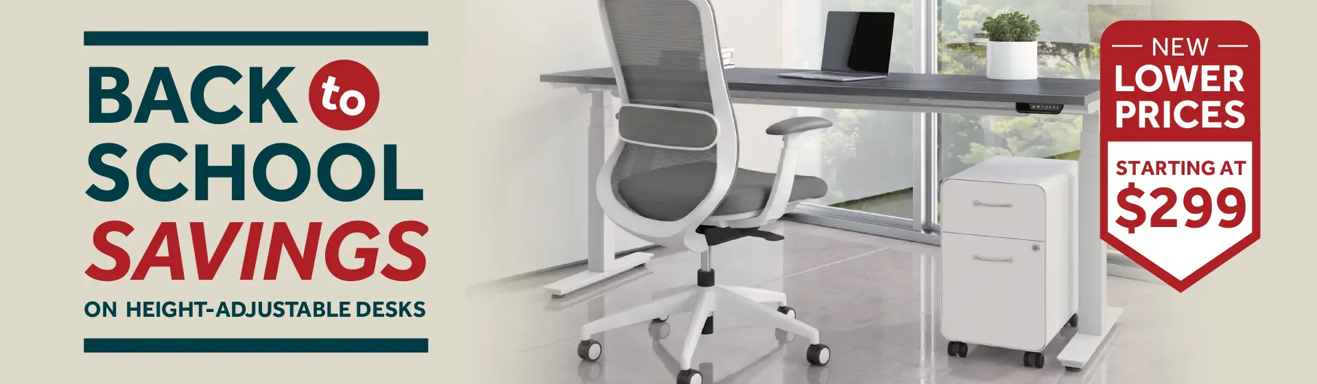 Back To School Savings - Standing Desk Price Drop