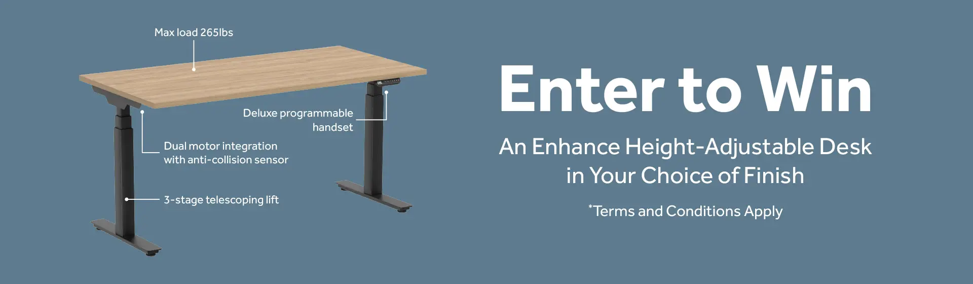 Enhance Height-Adjustable Table contest