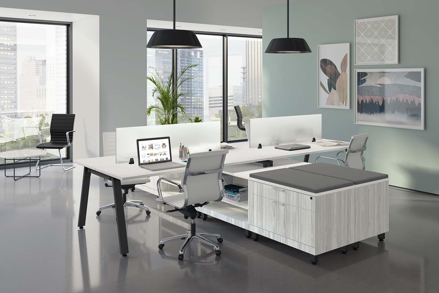 hybrid office